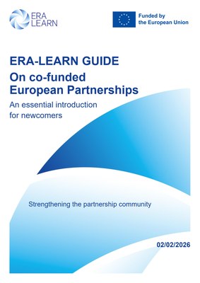 ERA-LEARN Guide on co-funded European Partnerships publication cover